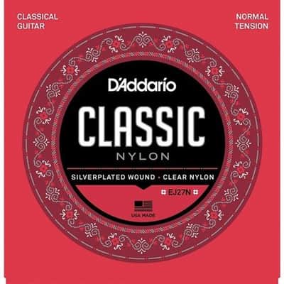 D'Addario EJ27N Student Nylon Classical Guitar Strings Normal Tension image 1