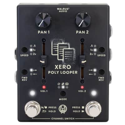 New Walrus Audio Xero Polylooper Looper Guitar Effects Pedal Black image 1