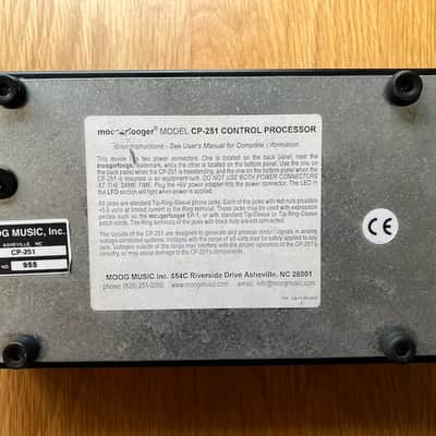 Moog Moogerfooger CP-251 Control Processor 2000 - Black image 2