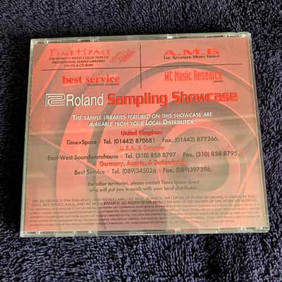 Roland Sampler CD Rom Library - S-770/750/760 - "Sampling Showcase" Best Service, Time+Space, AMG, W image 2