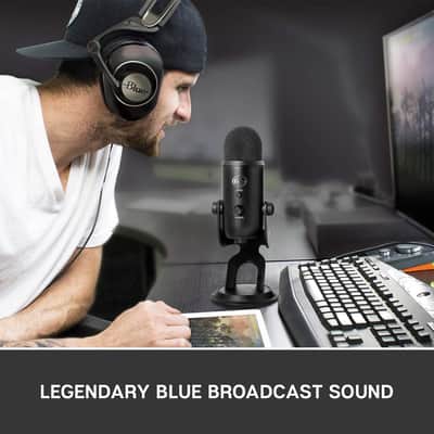 Blue Yeti Multipattern USB Microphone -Blackout image 9