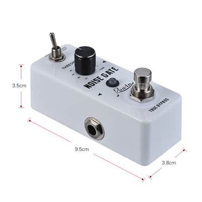 Rowin Noise Gate Noise Reduction Guitar Effect Pedal 2 Modes Aluminum Alloy Shell True Bypass image 5