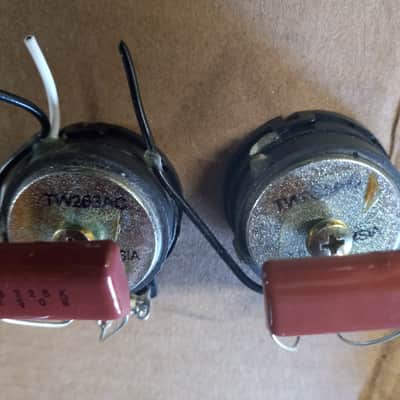 SUPER TWEETERS MYLAR DOME 1" CONE TWEETER WITH POLY FILM CAPS PAIR! AWESOME HI END LOW PRICE PMR image 3