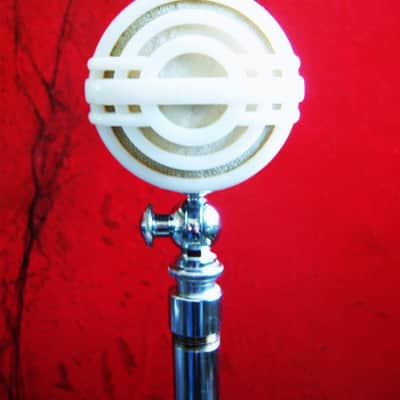 Vintage 1960's Kent M-20 crystal bullet microphone High Z Harp w Atlas stand Olson Lafayette Aiwa Philmore image 4