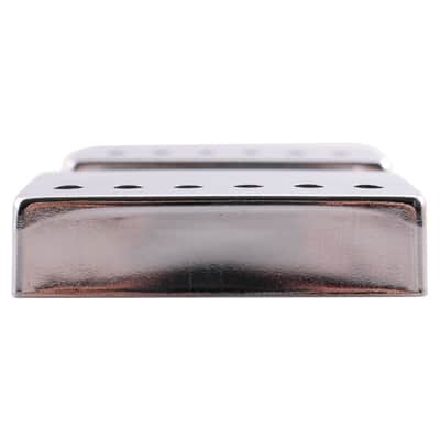Pair of Chrome Metal Humbucker Covers for Electric Guitars - 52mm Spacing image 2