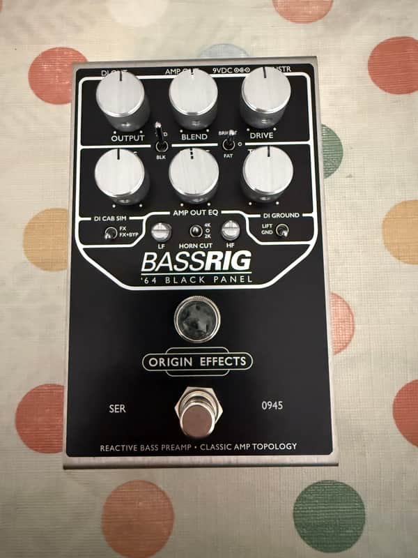 Origin Effects BASSRIG '64 Black Panel