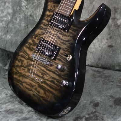 Schecter C-6 Plus Diamond Series Charcoal Burst w/ FAST Same Day Shipping image 6