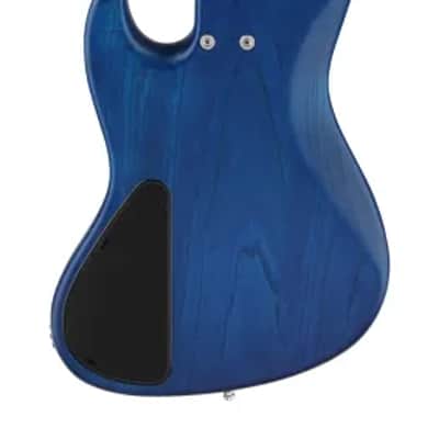 Sadowsky MetroLine 21-Fret Vintage P/J Bass-Swamp Ash Body-4 String-Ocean Blue Transparent Satin image 3