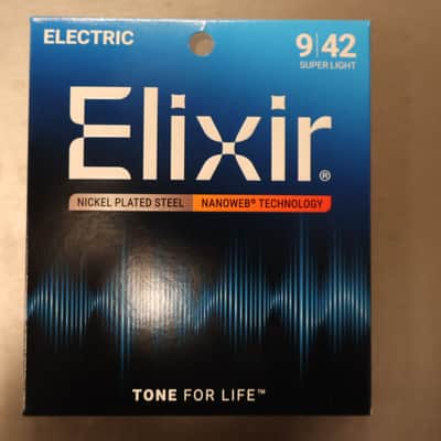 Elixir 12002 Stringset 09-42 Nanoweb for Electric Gitaar image 1