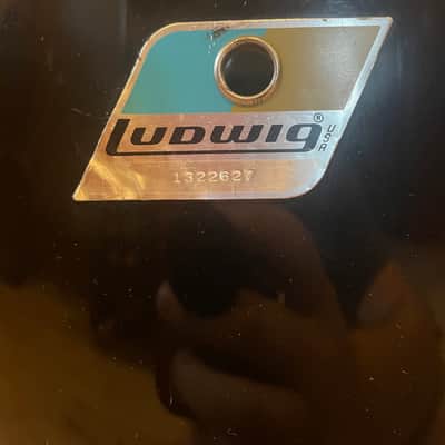 Ludwig 70s Vistalite Toms - 12” Rack, 13” Rack, 16” Floor 1970s - Black image 3