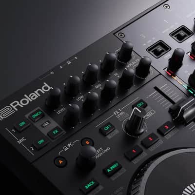 Roland DJ-707M 4-Channel DJ Controller for Mobile DJs w Drum machine , Effects , Vocal FX & Extra Features image 6
