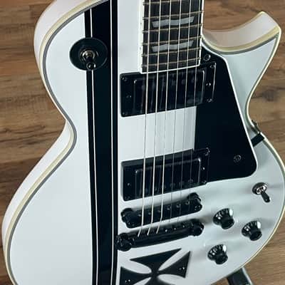 ESP LTD Signature Series James Hetfield Iron Cross Electric Guitar - Snow White image 3