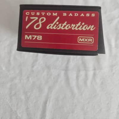 Mxr  78 distortion pedal in mint condition in the box with paperwork 78 distortion pedal image 3