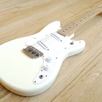 1994 Fender Duo Sonic Electric Guitar Offset White Mexico MIM