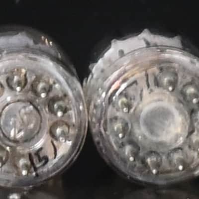 2x1960's Siemens E83CC/12AX7 Ring Getter Made in Germany Amplitrex Tested Tube image 10