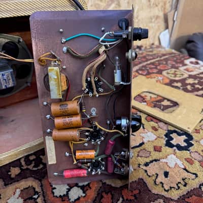 Vintage 1954 Fender Tweed Champ 5D1 Wide Panel Clean USA Amplifier Combo *1950s* image 23