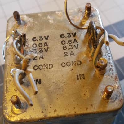 BTC 5223 Voltage Stabilizer  Vintage Power Transformer Tested 110 / 6.3 V Tube Amp Project 1950s image 7