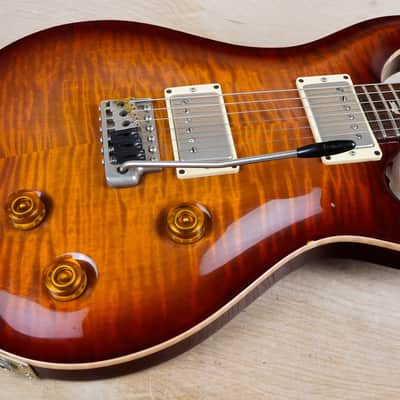 PRS Custom 22 Tremolo 10-Top 2001 Cherry Sunburst USA Core Dragon II PUs w/ Hard Case, Case Candy image 8