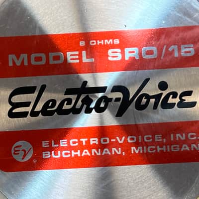 EV Electro Voice Model SRO/15 15" 8 ohms Guitar Speaker image 4