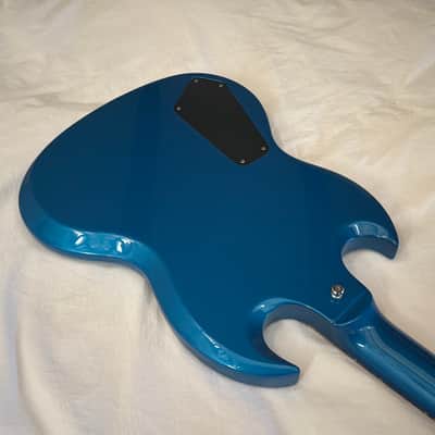 Vintage 1998 Gibson SG-X (SG Junior) - Laguna Blue Metallic Custom Color - Free Pro Setup image 9