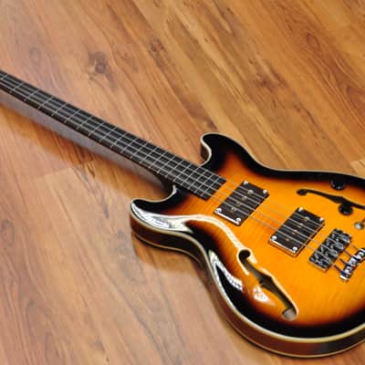 Warwick Rockbass Star Bass II Fretless - High Gloss Sunburst image 4