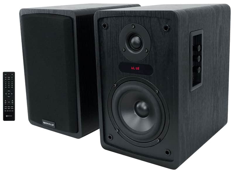2 Rockville ELITE-5B V3 Black 800w Home Audio 5.25" Bluetooth Bookshelf Speakers image 1