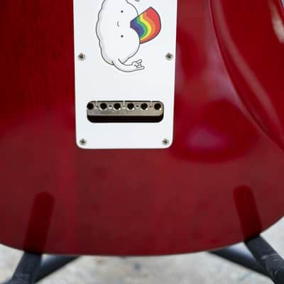 G&L Limited Edition Tribute Series Legacy Red Flame Maple with upgrades image 7