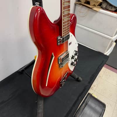 Used Rickenbacker 330/12 12-String Electric Semi-Hollow Body Electric Guitar Fireglo with Original Case 2007 USA image 14