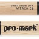 Promark Classic Attack Drumsticks - Shira Kashi Oak - 2B - Wood Tip