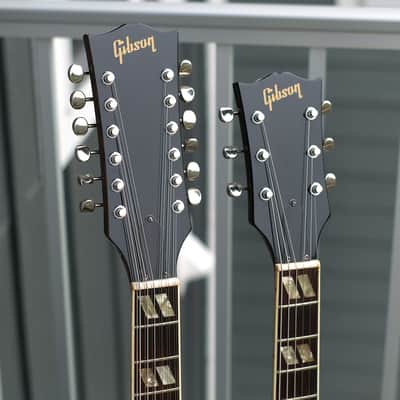 Gibson 1974 EDS-1275 Double Neck Electric SG Body Guitar image 2
