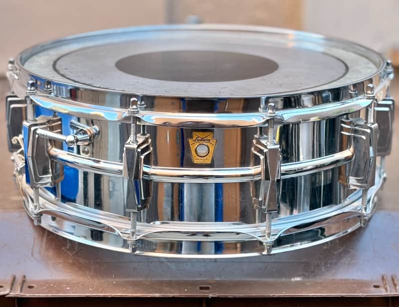 Vintage Ludwig 1966 Supraphonic Snare Drum 5x14 60's Supra-Phonic LM-400 CLEAN! image 1