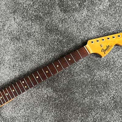 1966 Fender Musicmaster guitar neck flamed maple image 2