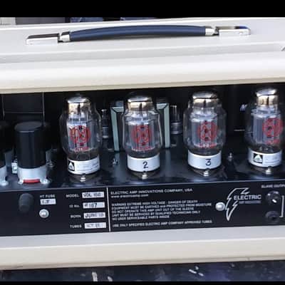 MATAMP USA ORANGE ELECTRIC AMP INNOVATIONS Volume Unit 180 watt Kt88 Non Master Volume 2009 - Blonde image 3
