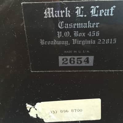 Mark Leaf 00 or 000 Flight Case Black/Blue image 4