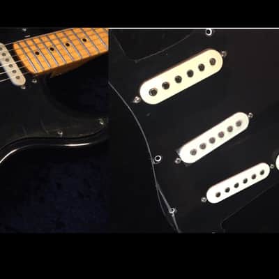David Gilmour/Pink Floyd  Loaded Stratocaster Pickguard with 7 -WAY MOD & Black SSS set/3 knobs/1 tip image 11