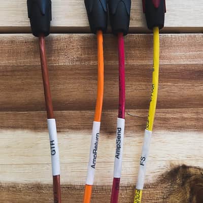 SylviaTone Guitars 12ft 4 cable method loom - AC cable image 4