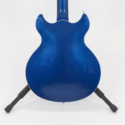 Harmony Standard Comet Semi-hollow Electric Guitar - Midnight Blue (Used) with Hard Case image 2