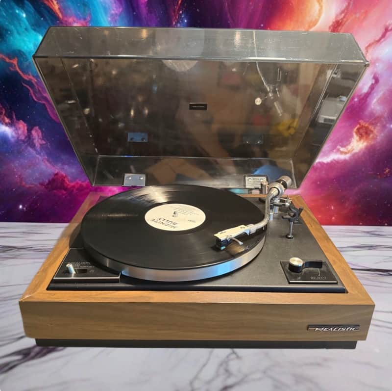 Vintage Realistic LAB-300 R-8000 Turntable Record Player Serviced Very Rare 🔥🎶
