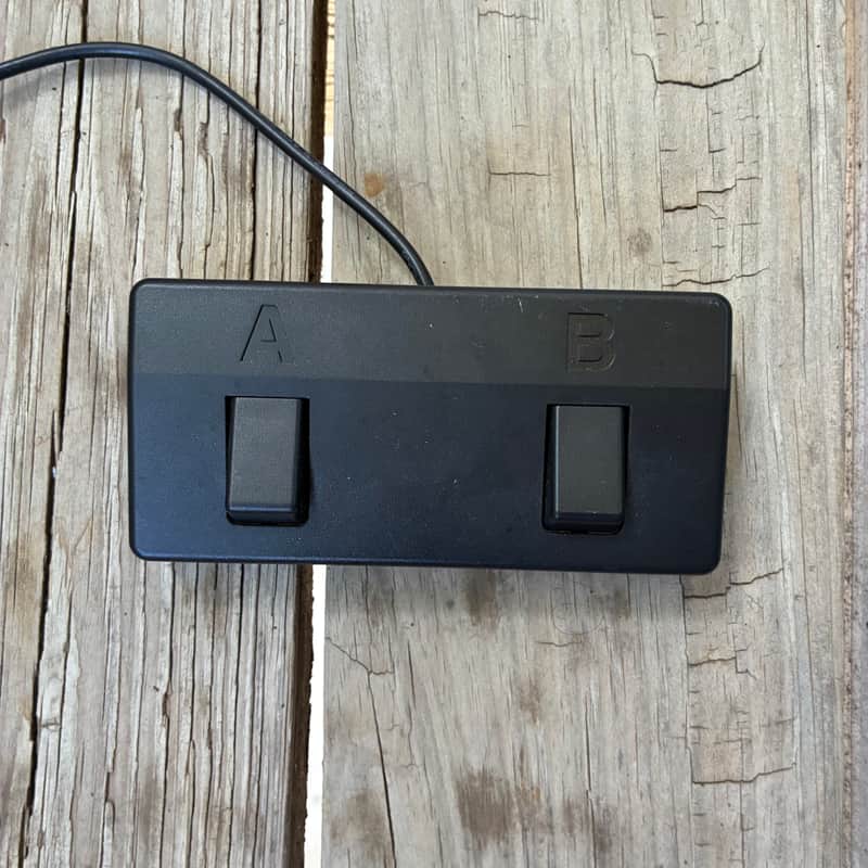 Roland 2 button Footswitch Left Right - Black image 1