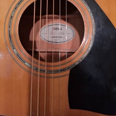 Yamaha FG-430 with Hard Case + fresh set up image 6