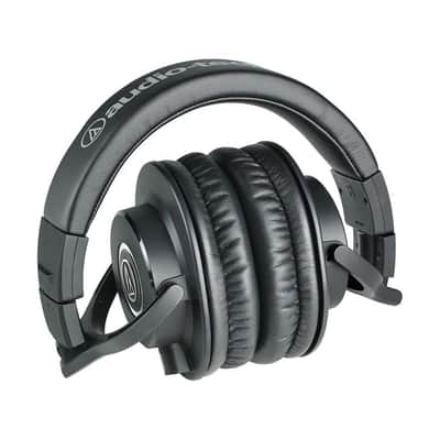 Audio-Technica ATH-M40X Professional Studio Closed-Back Monitor Headphones, Black image 4