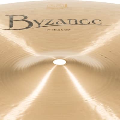 Meinl Cymbals B17TC Byzance 17" Traditional Thin Crash Cymbal image 4