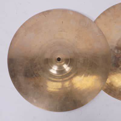 PAISTE | 602 Pre-Serial 1960s | Hi-Hat Cymbal Pair | 14"-14" image 2