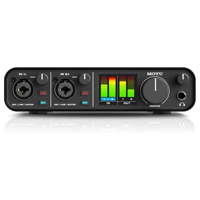 Mint MOTU M2 2x2 USB-C Audio Interface Bundle w/Samson SRH350 Over-Ear Stereo Head... image 3