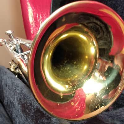Besson MEHA .470" LARGE BORE 1972 - SILVER & GOLDPLATED image 5