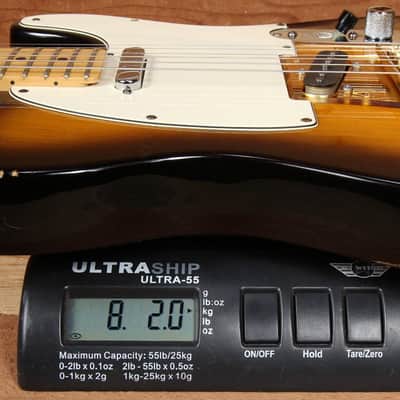 FENDER USA TELECASTER w/ BIGSBY! Tremolo Gold & Sunburst American Beauty 13415 image 12