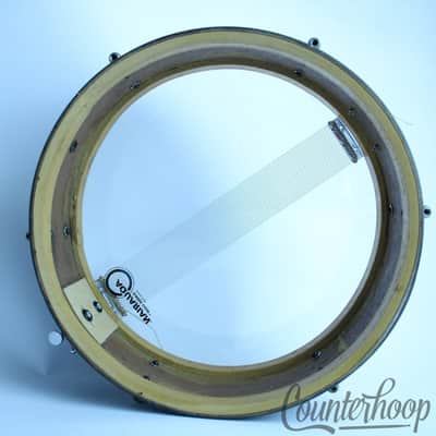 Ludwig 20s 14x5"African Mahogany Snare Drum 3-Ply Pioneer 6 Tube Lug Nickel Rims image 8