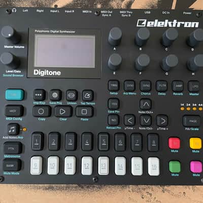 Elektron Digitone 8-Voice Digital Synthesizer 2017 - Present - Black image 3