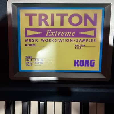 Korg Triton Extreme 76-Key 120-Voice Polyphonic Workstation 2005 - 2009 - Black image 5