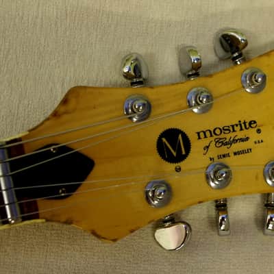 Mosrite 500 Bluesbender 1972. A Real Natural Relic. Semie's coolest hippy guitar. Rare.. image 7